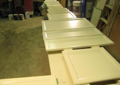 Cabinets painted
